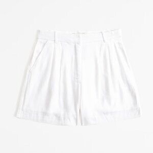 Abercrombie & Fitch A&F Sloane Tailored Linen-Blend Short